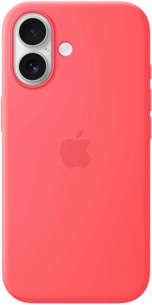 Apple iPhone 17 Silikon Case mit MagSafe Guavepink